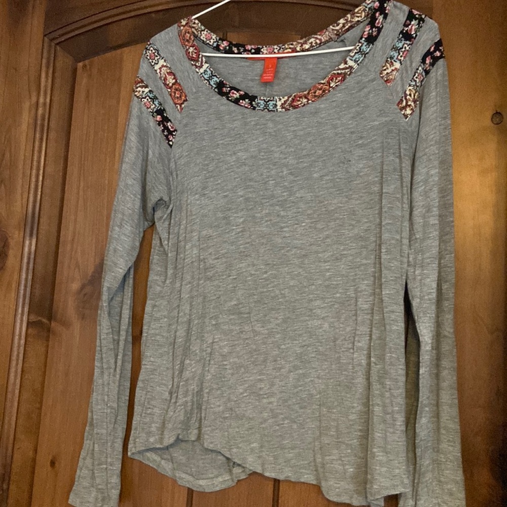 C&V long sleeve printed shirt